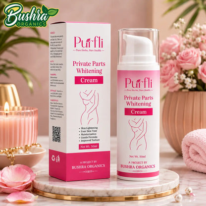Intimate Whitening & Brightening Cream – Bushra Organics