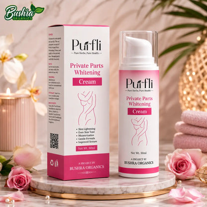 Intimate Whitening & Brightening Cream – Bushra Organics