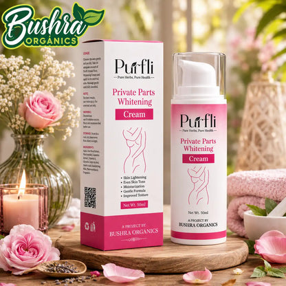 Intimate Whitening & Brightening Cream – Bushra Organics