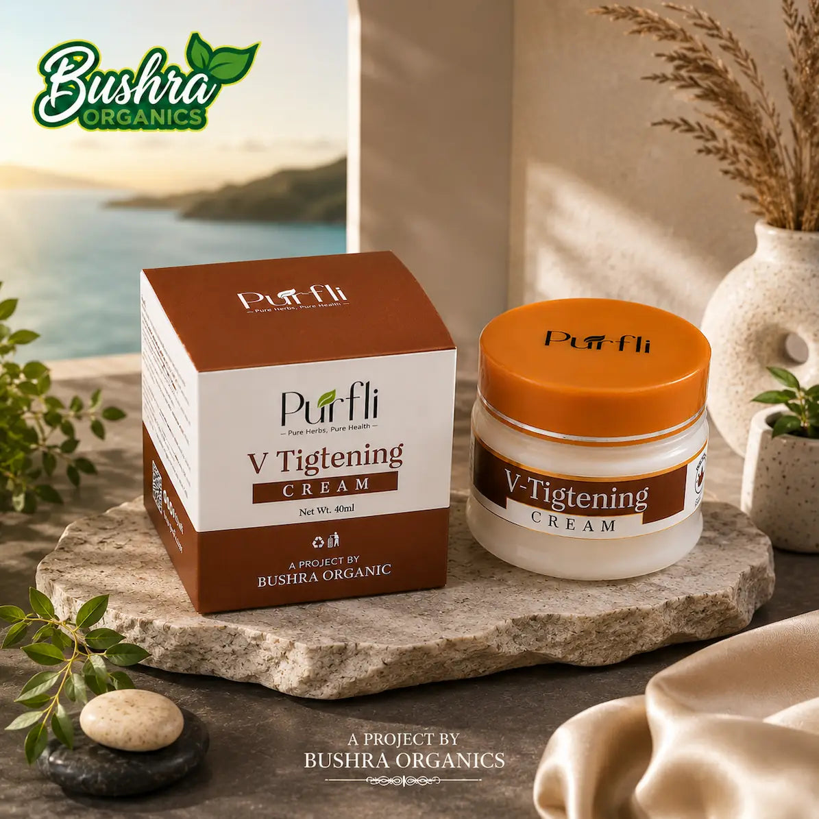 Vagina Tightening & Freshness Cream – Bushra Organics